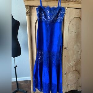 Tadashi Shoji Vibrant Blue Dress